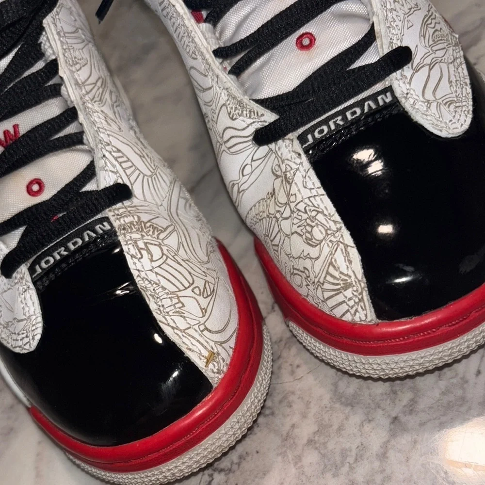 Jordan Kids Sneakers - Red, Black, White